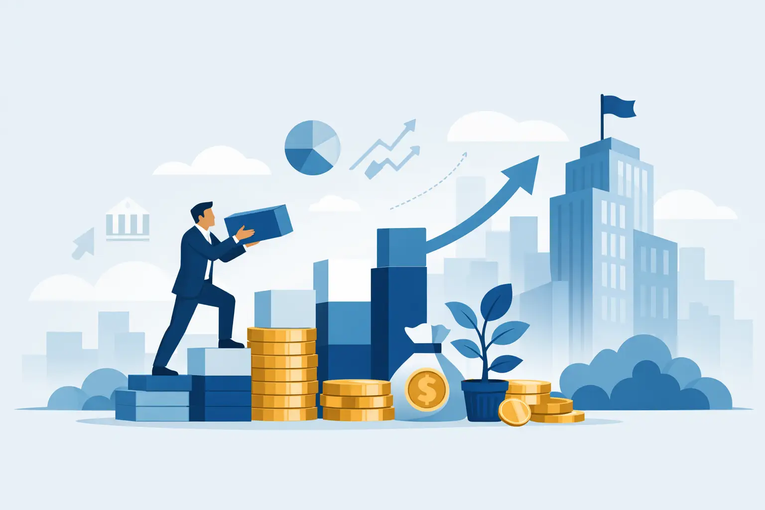 Hoe bouw je zakelijk vermogen op?