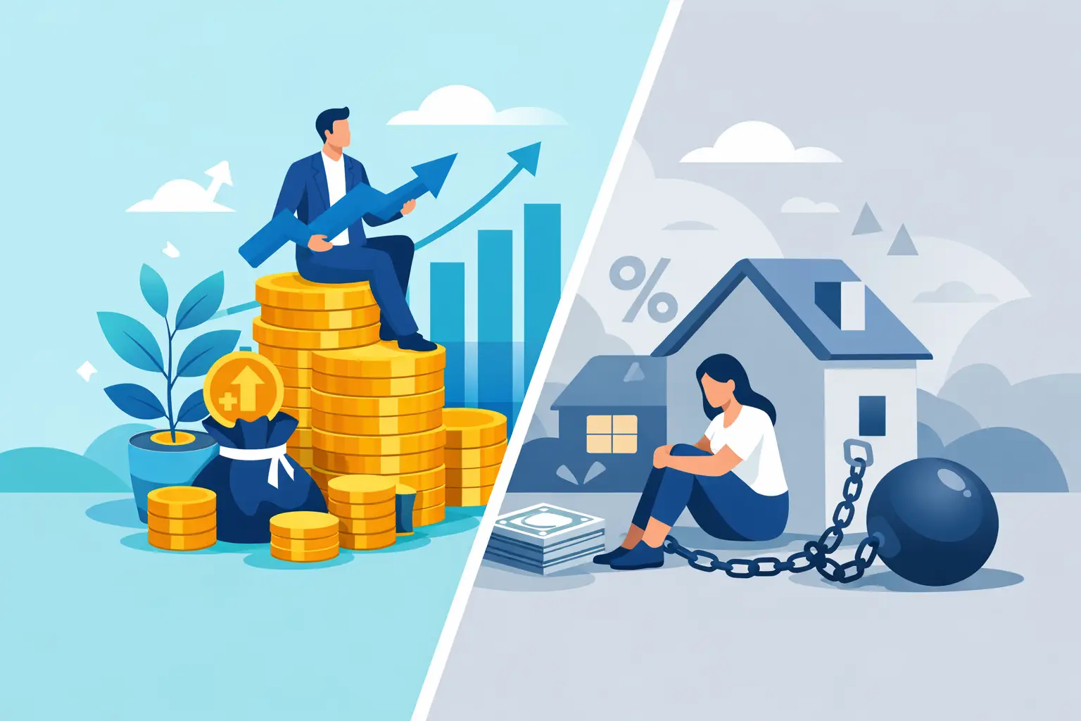 Beleggen versus schuld aflossen: wat wint?