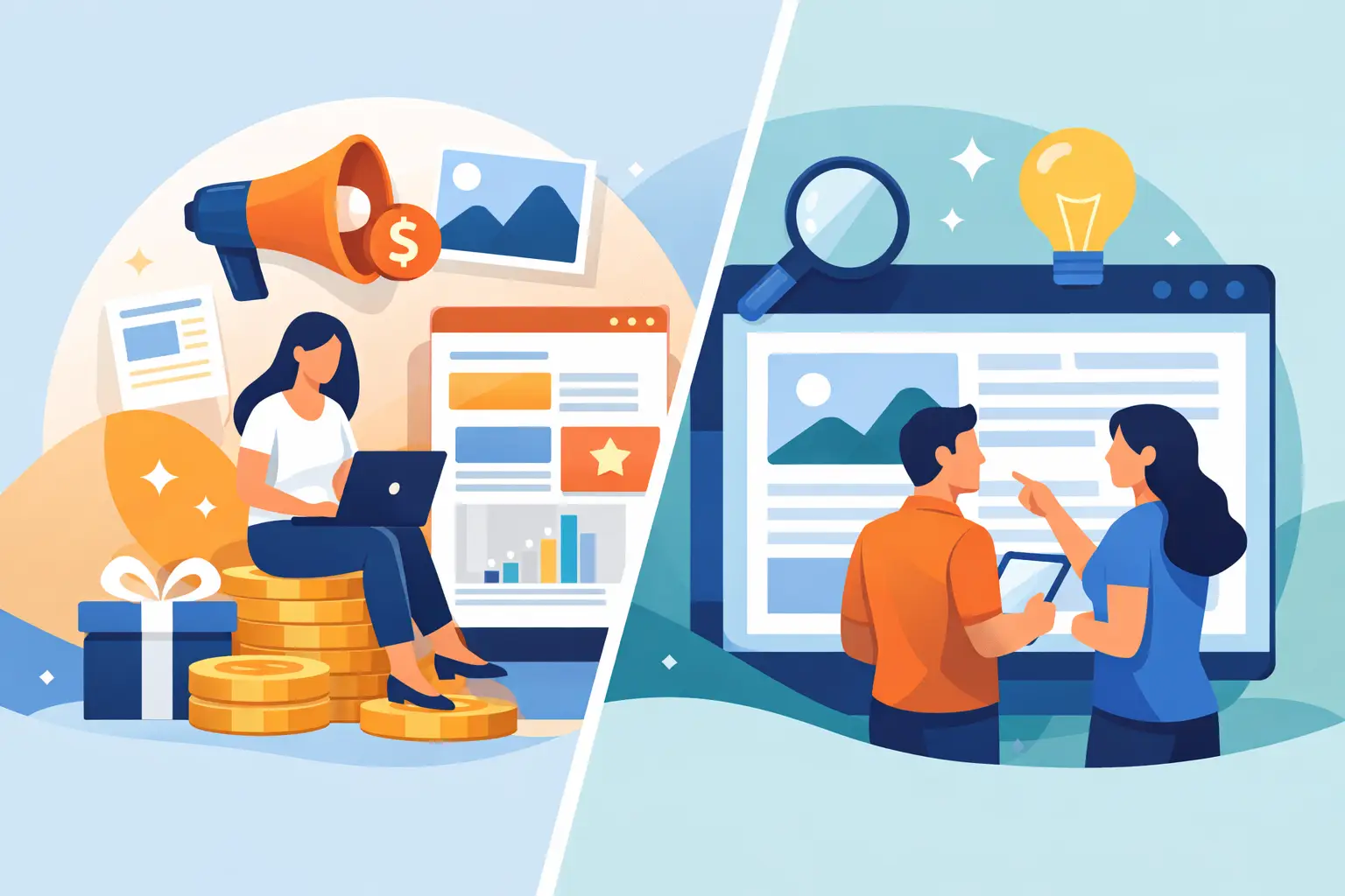 Sponsored content versus native advertising