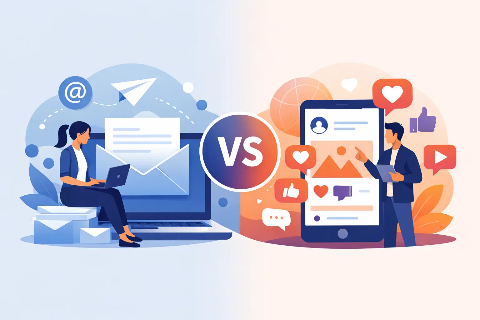 Nieuwsbrief of social media: wat werkt beter?